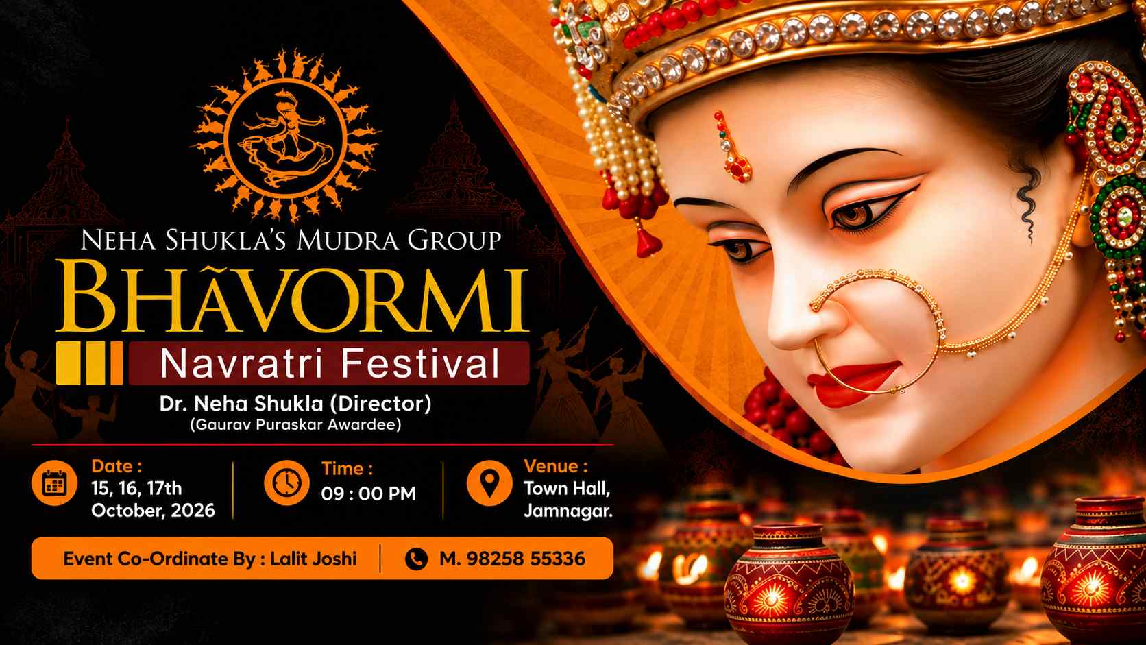 Neha Shukla's Mudra Group Bhavormi Navratri 2026